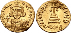 Justinian II AV Solidus.