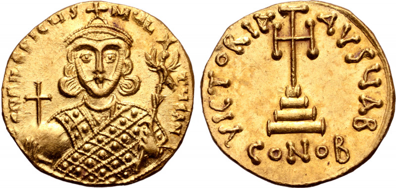 Philippicus (Bardanes) AV Solidus. Constantinople, AD 711-713. ∂ N FILЄPICЧS MЧL...