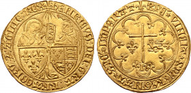 Anglo-Gallic, Henry VI of England AV Salut d'or.
