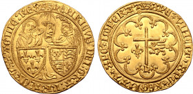Anglo-Gallic, Henry VI of England AV Salut d'or.