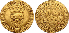 France, Kingdom. Charles VI 'le Bien-Aimé/le Fol' (the Well-Beloved/the Mad) AV Écu d'or.