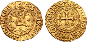 Italian States, Genova (Genoa, Milanese Domination). Galeazzo Maria Sforza AV Ducat.