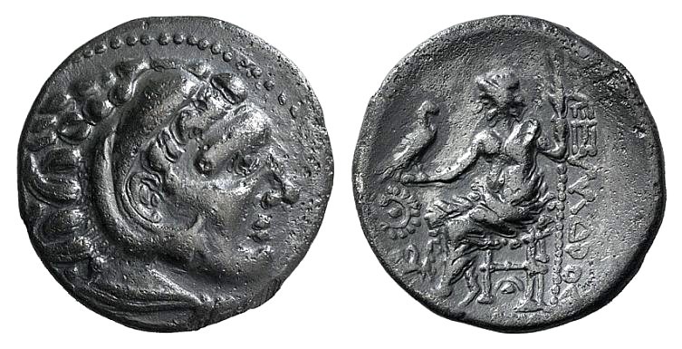 Celtic, Lower Danube, late 4th-3rd century BC. AR Drachm (18mm, 4.09g, 6h). Imit...