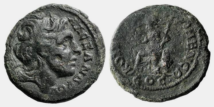 Macedon Koinon. Time of Gordian III (238-244). Æ (27mm, 10.86g, 7h). Diademed he...