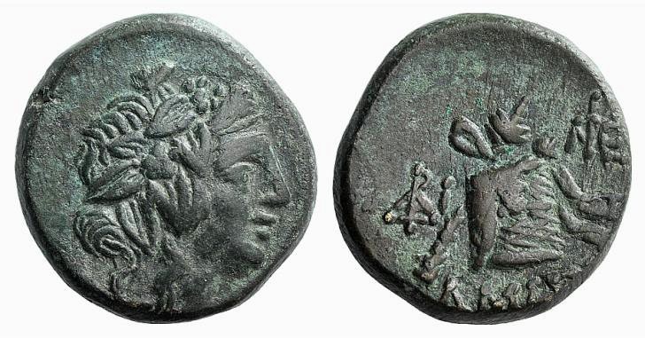 Pontos, Amisos, c. 105-85 BC. Æ (15mm, 4.23g, 12h). Struck under Mithradates VI....