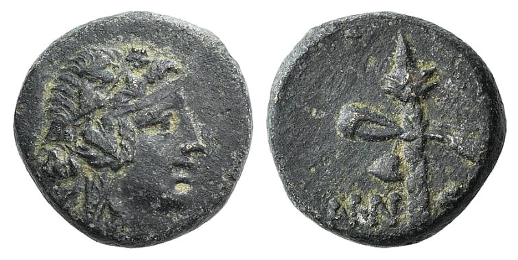 Pontos, Amisos, c. 105-85 BC. Æ (14mm, 4.18g, 12h). Struck under Mithradates VI....