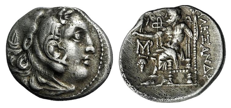 Islands off Ionia, Chios, c. 290-275 BC. AR Drachm (19mm, 4.11g, 12h). In the na...
