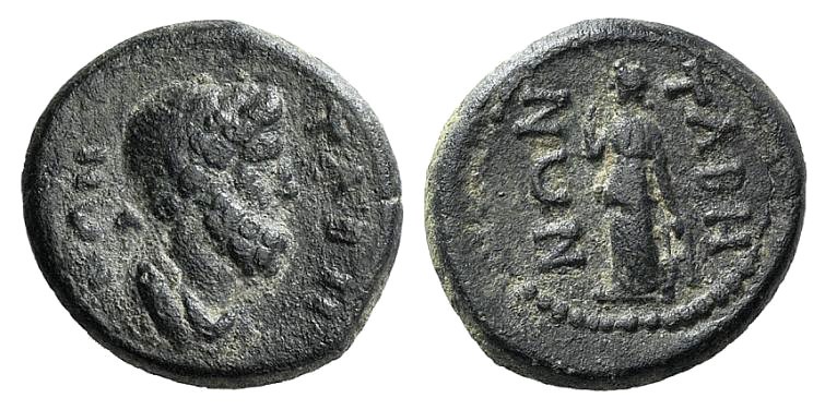 Caria, Tabai. Pseudo-autonomous issue, 2nd-3rd century AD. Æ (17mm, 3.64g, 12h)....