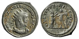 Valerian I (253-260). Antoninianus (22mm, 3.51g, 6h). Samosata, AD 253. Radiate, draped and cuirassed bust r. R/ The Orient standing r., presenting wr...