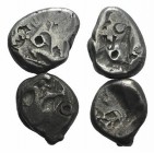 Lot of 2 Achaemenid AR Sigloi, to be catalog. LOT SOLD AS IS, NO RETURN