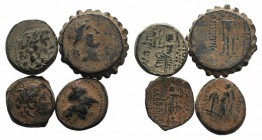 Lot of 4 Greek Æ coins, to be catalog. Lot sold as is, no return