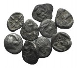 Lot of 9 Greek AR Fractions, to be catalog. Lot sold as is, no return