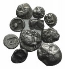 Lot of 10 Greek AR Fractions, to be catalog. Lot sold as is, no return