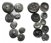 Lot of 8 Greek AR Fractions, to be catalog. Lot sold as is, no return