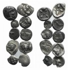 Lot of 10 Greek AR Fractions, to be catalog. Lot sold as is, no return