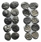 Ionia Miletos, lot of 10 diobols. Lot sold as is, no return