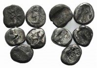 Achaemenid Kingdom, lot of 5 Sigloi. Lot sold as is, no return