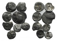 Lot of 10 Greek AR Fractions, to be catalog. Lot sold as is, no return