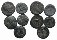 Lot of 5 Greek Æ coins, to be catalog. Lot sold as is, no return