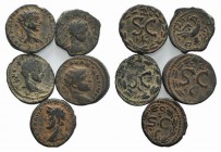 Lot of 5 Provincial Æ coins, to be catalog. Lot sold as is, no return