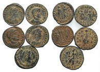 Lot of 5 Roman Imperial Æ coins, to be catalog. Lot sold as is, no return