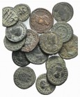 Lot of 16 Roman Imperial Æ coins, to be catalog. Lot sold as is, no return