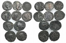 Lot of 10 Roman Imperial Antoniniani. Lot sold as is, no return