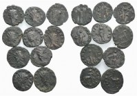 Lot of 10 Roman Imperial Antoniniani. Lot sold as is, no return