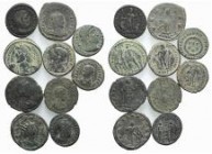 Lot of 10 Roman Imperial Æ coins, to be catalog. Lot sold as is, no return