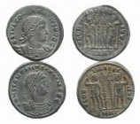 Lot of 2 Roman Imperial Æ coins, to be catalog. Lot sold as is, no return