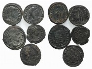 Lot of 5 Roman Imperial Æ coins, to be catalog. Lot sold as is, no return