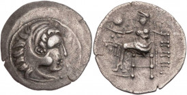 Drachm AR
Celts, Philip III, Herakles / Zeus
21 mm, 3,05 g