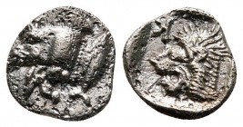 Obol AR
Mysia, Kyzikos c. 480-450 BC
8 mm, 0,75 g