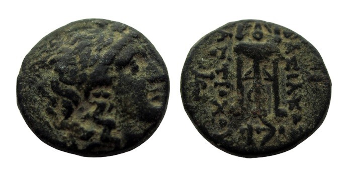 Bronze Æ
Seleukid Kingdom, Sardeis, Antiochos II Theos (261-246 BC)
17 mm, 4,0...