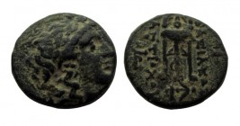 Bronze Æ
Seleukid Kingdom, Sardeis, Antiochos II Theos (261-246 BC)
17 mm, 4,09 g