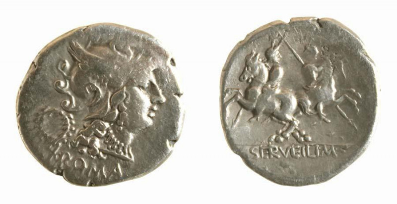 Denarius AR
Servilia, 136 BC, Dioscuri
21 mm, 3,80 g