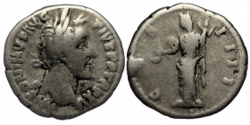 Denarius AR
Antoninus Pius (138-161),Rome, ANTONINVS AVG PIVS P P TR P XV, Laureate head of Antoninus Pius to right, with slight drapery on his left ...