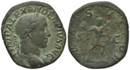 Sestertius Æ
Severus Alexander (222-235), Rome, AD 232, Laureate bust r., slight drapery / Mars advancing r., holding spear and shield
30 mm, 17,50 ...