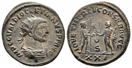 Antoninian Æ 
Diocletian (284-305), Antioch
21 mm, 4,14 g