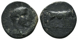Bronze Æ
Macedon, Philippi, Augustus 27 BC-AD 14
17 mm, 2,45 g