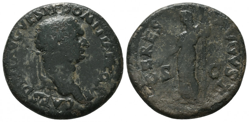 Bronze Æ
DupondiusÆ
Domitian (81-96), Rome, CAESAR AVG F DOMITIAN COS V, Laure...