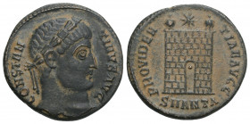 Follis Æ
Constantine I the Great (306-337), Antioch, 329-339, CONSTANTINVS MAX AVG Rosette-diademed, draped and cuirassed bust of Constantine to righ...