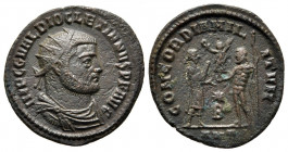 Radiatus Æ
Diocletian (284-305), Antioch, Concordia
21 mm, 2,60 g