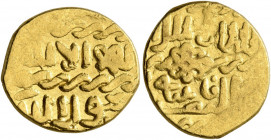 Islamic Gold Coin, Mamluks, al-Ashraf Sayf al-Din Qa'itbay, AH 872-901 / AD 1468-1496. Allepo (Halab), date missing
15 mm, 3,30 g
SICA VI, 1516