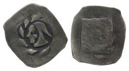 Pfennig AR
Bayern, München, Ernst I and Wilhelm III (1397-1435/38)
16 mm. 0,56 g
Emmerig BM-6
