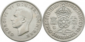 2 Shilings AR
Georg VI (1936-1952)
29 mm, 11,20 g
KM# 855