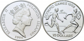 10 Dollars AR
Salomon Islands, Olympic Games, Atlanta, 1996
40 mm, 31,75 g