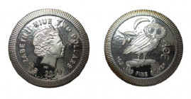2 Dollars AR
Niue, Elizabet II / Owl, 1 Oz Silver
31 g