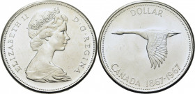 1 Dollar AR
Canada, Elizabeth II, 1967
35 mm, 23,26 g