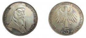 5 Mark AR
Germany 1968, Johannes Gutenberg
30 mm, 11,20 g